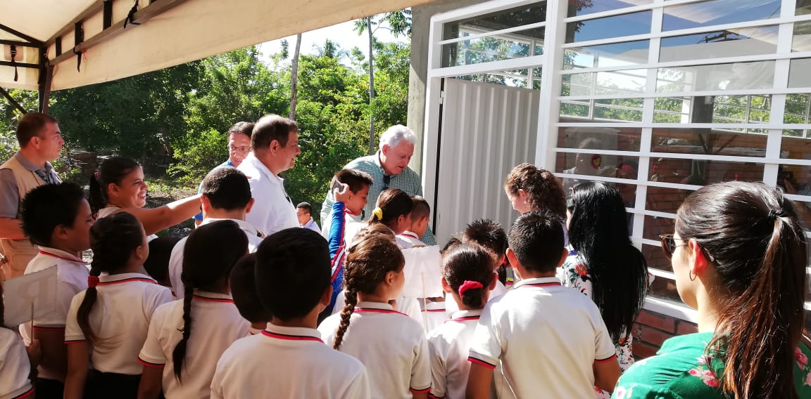 INAUGURACIÓN COMEDOR ESCOLAR I. T. JORGE GAITAN, SEDE PUERTO VILLAMIZAR