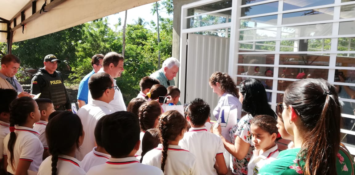 INAUGURACIÓN COMEDOR ESCOLAR I. T. JORGE GAITAN, SEDE PUERTO VILLAMIZAR