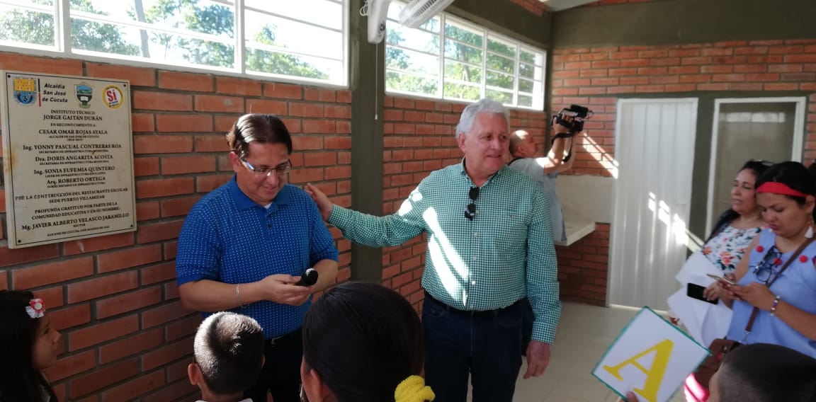 INAUGURACIÓN COMEDOR ESCOLAR I. T. JORGE GAITAN, SEDE PUERTO VILLAMIZAR
