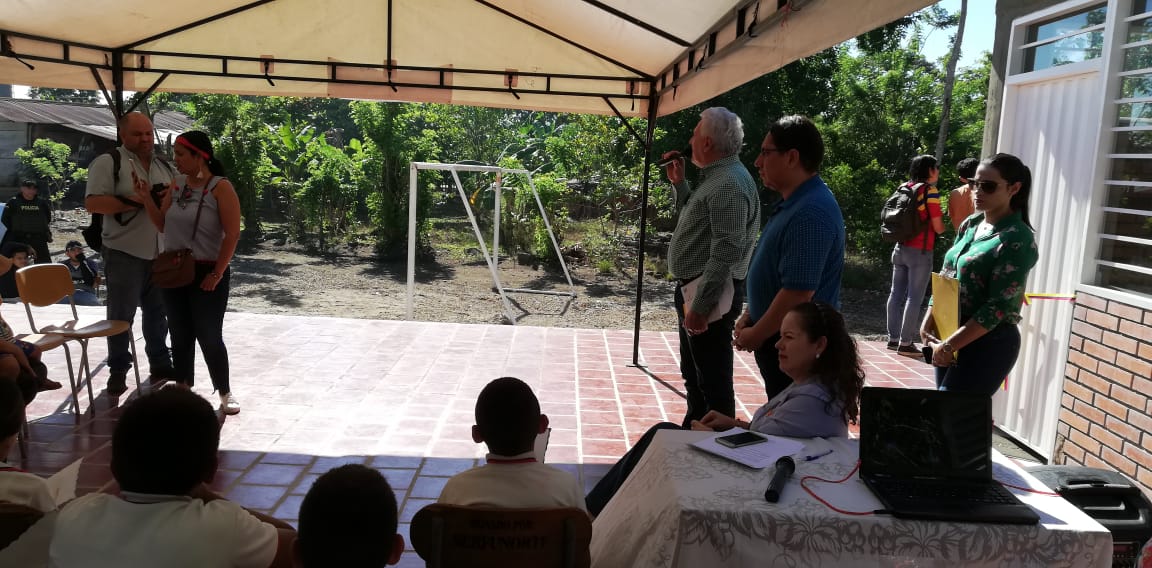 INAUGURACIÓN COMEDOR ESCOLAR I. T. JORGE GAITAN, SEDE PUERTO VILLAMIZAR