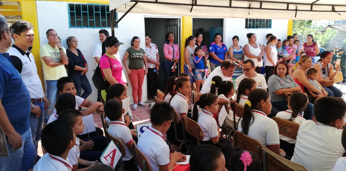 INAUGURACIÓN COMEDOR ESCOLAR I. T. JORGE GAITAN, SEDE PUERTO VILLAMIZAR