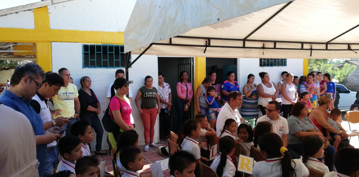 INAUGURACIÓN COMEDOR ESCOLAR I. T. JORGE GAITAN, SEDE PUERTO VILLAMIZAR